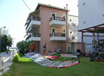 Deposito di attrezzature di windsurf 
